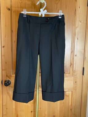 Anne Taylor petite Black Cropped Dress Pants Size 00